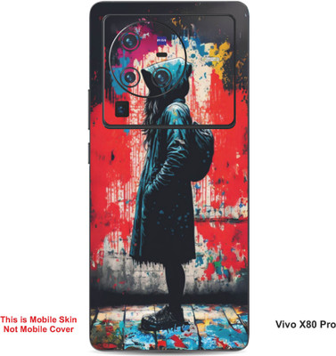 VYBE The Smart Choice Vivo X80 Pro Art Embossed Mobile Skin(Gravel 15)