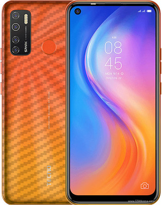 candeal mart Tecno Spark 5 Pro carbon fiber 3D back skin / Mobile Skin / Protective film Mobile Skin(Transparent)
