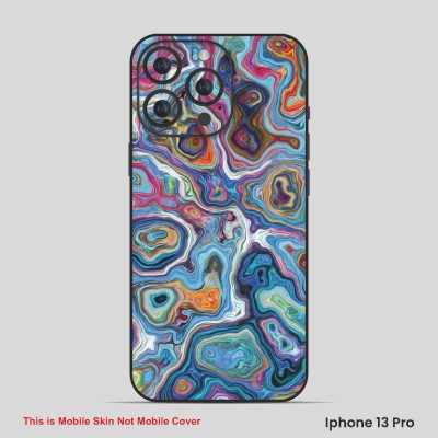 VYBE The Smart Choice iPhone 13 Pro Pattern Mobile Skin(Santa Grey, Multi Colour 7)