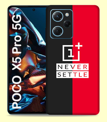 WeCre8 Skin's Xiaomi Poco X5 Pro 5G Mobile Skin(Oneplus Never Settle Multicolor Mobile Skin)