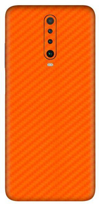Vcare GadGets Poco X2 Mobile Skin(Fiber Carbon Orange)