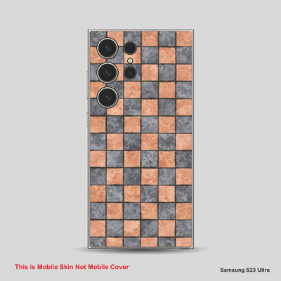 VYBE The Smart Choice Samsung S23 Ultra Pattern Mobile Skin Mobile Skin(Multi Colour AJ26)