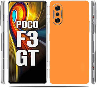 BugguSkin POCO F3 GT 5G, Orange Matte, poco f3 gt 5g Mobile Skin(Ultra Super Orange Matte Skin With High Matte Finish.Boom)