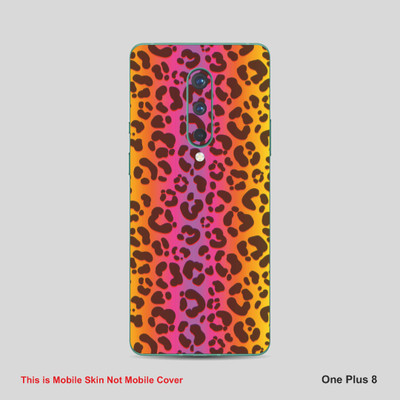 VYBE The Smart Choice One Plus 8 Pattern Mobile Skin Mobile Skin(Multi Colour F28)