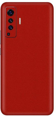 Vcare GadGets Vivo X50 Mobile Skin(Glitter Red)