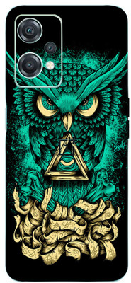 AsSkin Nord Ce2 Lite 5g, nord ce2 lite 5g Mobile Skin(Ultra Super Angry Owl With High Matte Finish.)