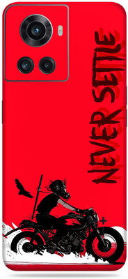SkinoMania Oneplus 10R-5G Mobile Skin(Multicolor Never Settle Rider)