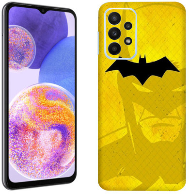 Skinex Samsung Galaxy A23 5G, Yellow batman Mobile Skin(Multicolor Mobile Skin With camera protector (Back + Camera + Side))