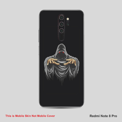 VYBE The Smart Choice Redmi Note 8 Pro Horror Mobile Skin Mobile Skin(Black, Grey A26)