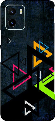 BUGGU Vivo Y15c Mobile Skin(Ultra Super Color Tringels Skin With High Matte Finish)