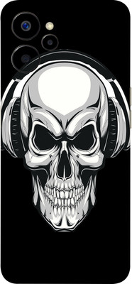 Coverooz Realme 9i 5G Mobile Skin(Black&White Musical Head)