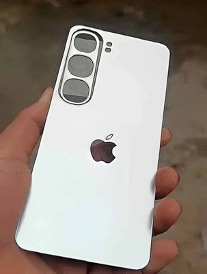 HANS LSR VIVO Y300 5G MOBILE SKIN SILVER MIRROR BACK PANNEL ACRYLIC SHEET Mobile Skin(Silver)