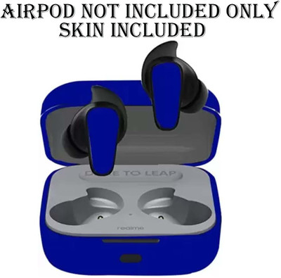 Flipkart SmartBuy realme buds air 3s skin its ready used already cutting _ser31 Mobile Skin(Blue)