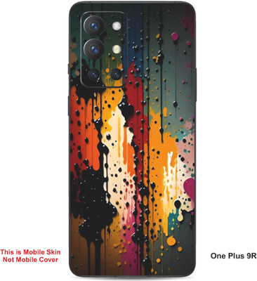 VYBE The Smart Choice One Plus 9R Pattern Embossed Mobile Skin(Tiger Eye A6)