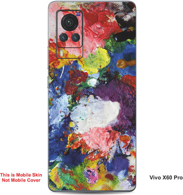 VYBE The Smart Choice Vivo X60 Pro Art Embossed Mobile Skin(Dark Byzantium 11)
