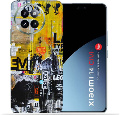 OggyBaba Xiaomi 14 Civi Mobile Skin(Abstract Azure)