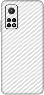 ARAYLE Mi 10T (5G) Mobile Skin(Transparent 3D Carbon Fiber Edge To Ege)