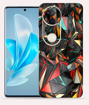 OggyBaba OggyBaba Vivo T4 Ultra Mobile Skin(Polygon Red)