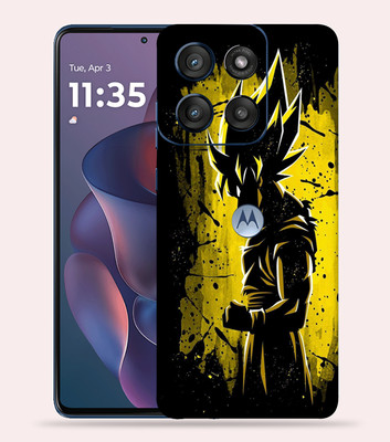 OggyBaba OggyBaba Moto G60 pro 5g Mobile Skin(Goku Yellow)