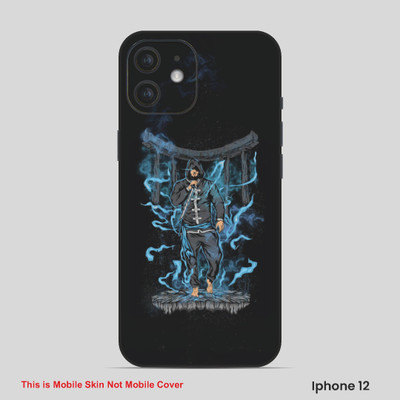 VYBE The Smart Choice iPhone 12 Horror Mobile Skin(Bluish Cyan 11)