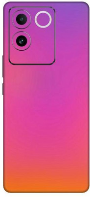 Vcare GadGets Purple Orange Vivo T2 Pro 5G Mobile Skin(Multicolor)