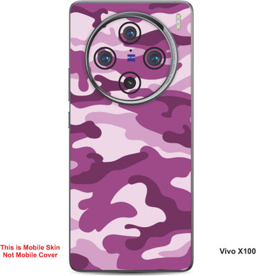 VYBE The Smart Choice Vivo X100 Camouflage Embossed Mobile Skin(Lavender Pinocchio 18)