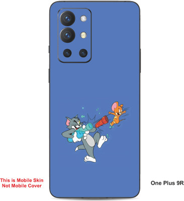 VYBE The Smart Choice One Plus 9R Tom & Jerry Embossed Mobile Skin(Glaucous 21)