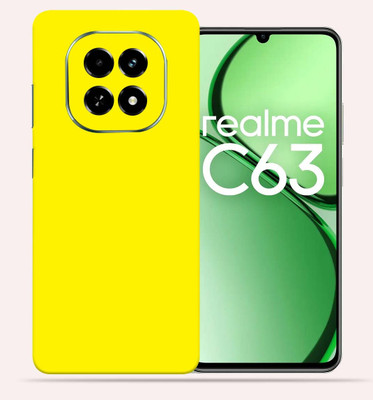 OggyBaba Realme C63 5g Mobile Skin(Yellow Matte)