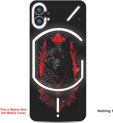VYBE The Smart Choice Nothing 1 Lion Embossed Mobile Skin(Brownish Orange 5)