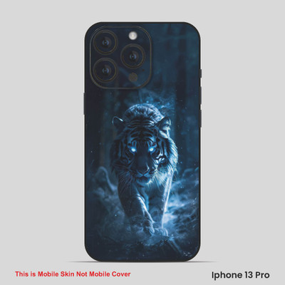 VYBE The Smart Choice iPhone 13 Pro Tiger Embossed Mobile Skin(Ebony Clay 4)