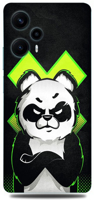 WeCre8 Skin's poco f5 Mobile Skin(Angry-Panda Multicolor Skin)