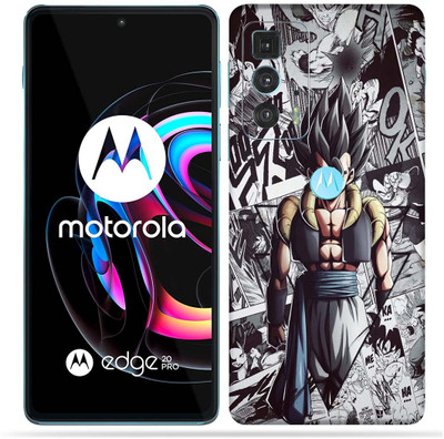 OggyBaba OggyBaba Moto Edge 20 pro Mobile Skin(Comic Gogeta)