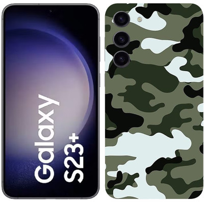 AsSkin Samsung Galaxy S23 Plus, samsung S23 Plus, Samsung Mobile Skin(Ultra Super Military Winter Camouflage With High Matte Finish.)