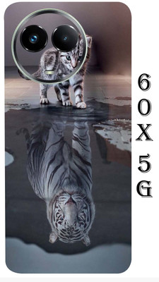 TJ CREATION realme narzo 60x 5g, marble, realme narzo 60x 5g Mobile Skin(Ultra Super lion shadow With High Mattte Finish.)