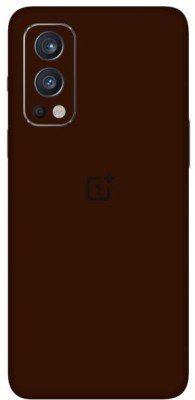 Vcare GadGets One Plus Nord 2 5G Skin Back Side With Camera Protection High Quality Premium Mobile Skin(Lava Choco)