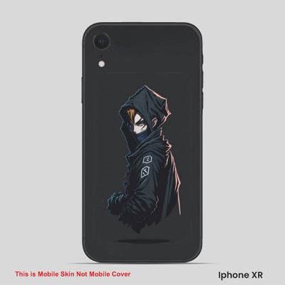 VYBE The Smart Choice iPhone XR Horror Mobile Skin(Dark Grey, Black 1)
