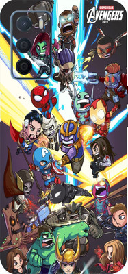 TJ CREATION Oppo A16, OPPO A16 Mobile Skin(Ultra Super Avengers Team Skin With High Mattte Finish.)
