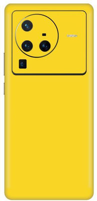 Vcare GadGets X80 Pro 5G Yellow Matte Back Side Premium Mobile Skin(Yellow Matte)