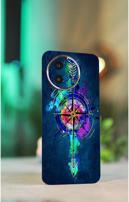 TJ CREATION Vivo T3x 5G Mobile Skin(Ultra Super Many Hued Compass Skin With High Mattte Finish.......)