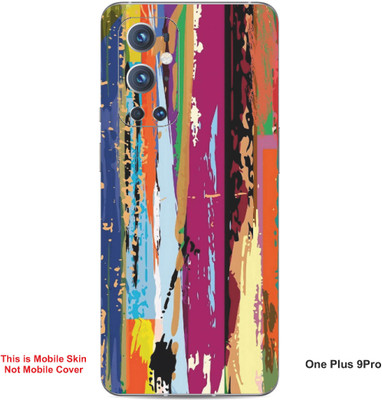 VYBE The Smart Choice One Plus 9 Pro Art Embossed Mobile Skin(Indian Yellow A5)