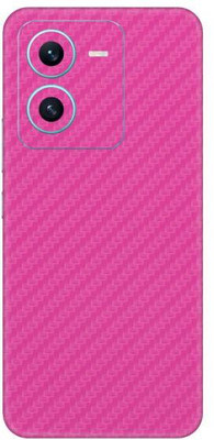 Vcare GadGets V25 5G Mobile Skin(Fiber Carbon Pink)