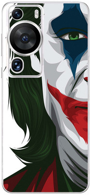 FCS Huawei P60 Pro Printed Back skin Mobile Skin(Red Black Texture)
