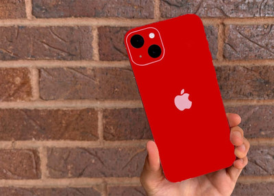 BugguSkin Apple iPhone 15 Plus Mobile Skin(Red, Mobile Skin (Back+Side+Camera))