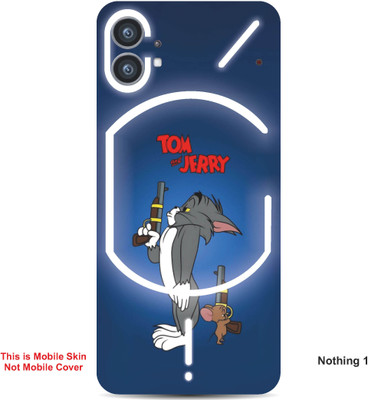 VYBE The Smart Choice Nothing 1 Tom & Jerry Embossed Mobile Skin(Fun Blue A1)