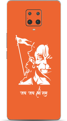 VYBE The Smart Choice Redmi Note 9s Hanuman Mobile Skin Mobile Skin(Giants Orange 25)