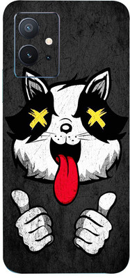 AsSkin Vivo iqooZ6 5g Mobile Skin(Ultra Super Crazy Cat With High Gloss Finish).)