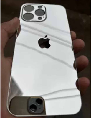 MOBIZONE IPHONE 13 PRO MAX SILVER MIRROR BACK PANNEL Mobile Skin(Silver)