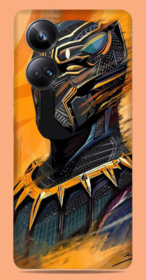 SkinoMania Realme 10 pro + 5g Mobile Skin(Multicolor Golden-Panther)