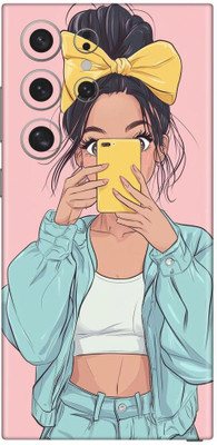 aadia Designed For Samsung S24 ULTRA (5G) | Vinyl Decal Sticker (Only Back) Mobile Skin(Multicolor)