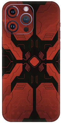 Yuckquee iPhone 14 Pro Max Mobile Skin for Back & Camera Protective - D128 Mobile Skin(Circuit-128)